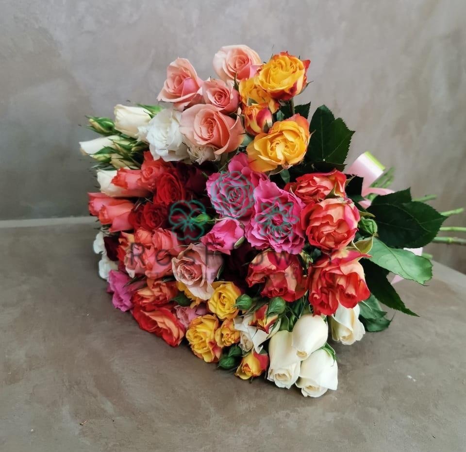 Букет цветов из: Розы в Савинский