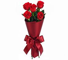 Букет 5 Красных роз Эдлесс Лав в Савинский