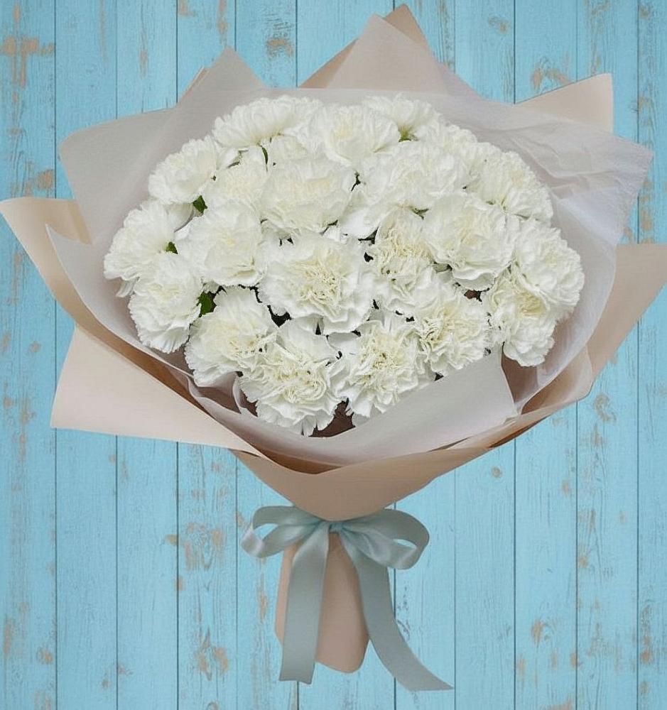 Букет цветов из: Гвоздики в Савинский