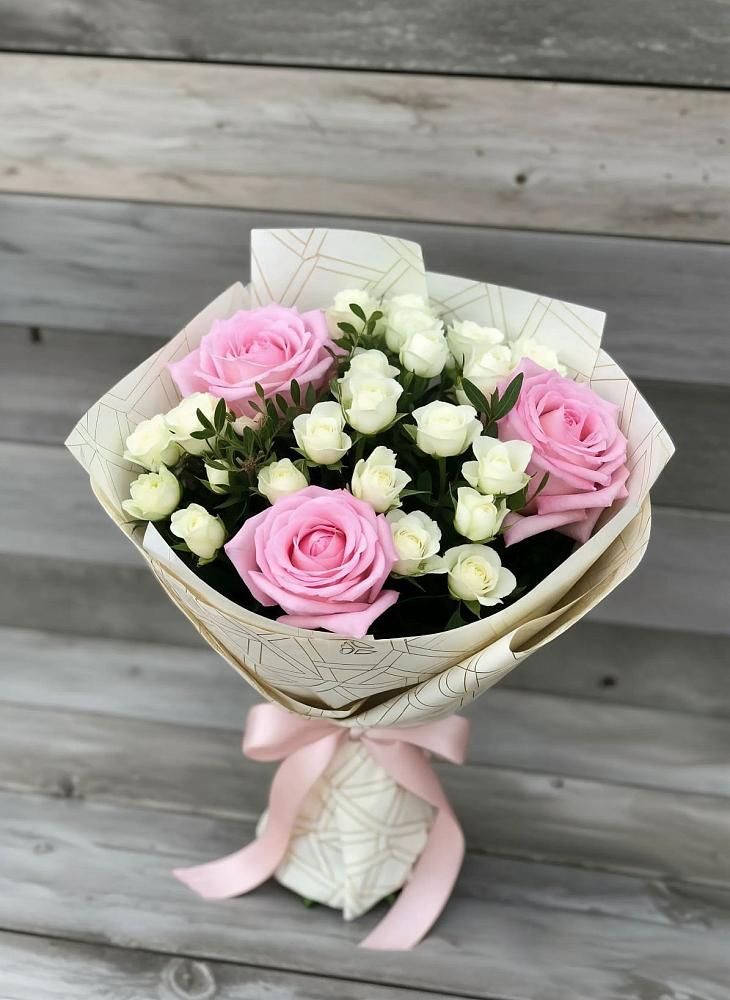 Букет цветов из: Розы в Савинский