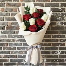 Букет цветов из:  Розы в Савинский