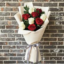 Букет цветов из:  Розы в Савинский