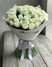 Букет 35 Белых роз в Савинский
