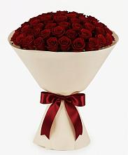 Букет 101 Бордовая роза Блэк Бакарра в Савинский
