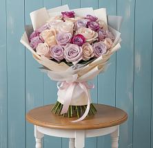 Букет цветов из:  Розы в Савинский