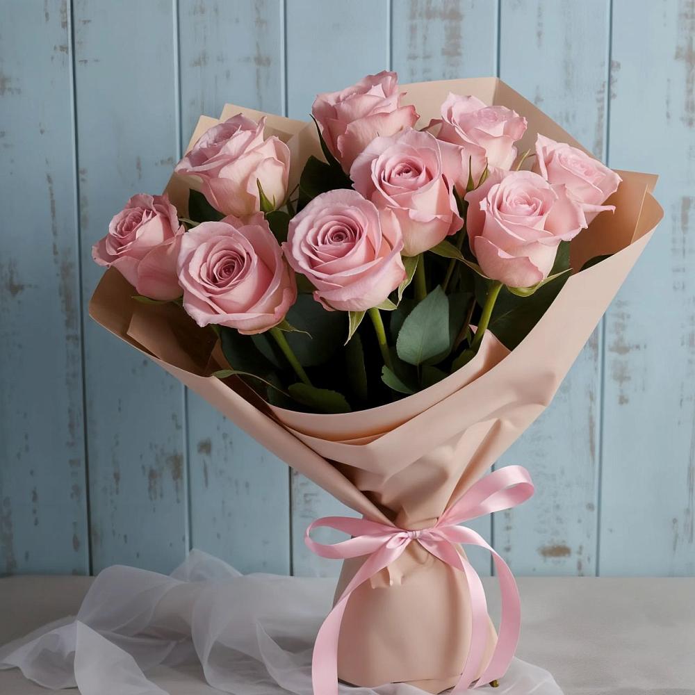 Букет цветов из: Розы в Савинский