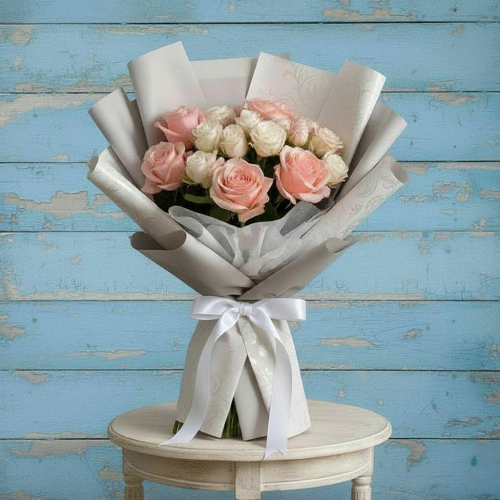 Букет цветов из: Розы в Савинский