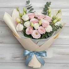 Букет цветов из:  Лизиантусы в Савинский