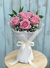 Букет цветов из:  Розы в Савинский