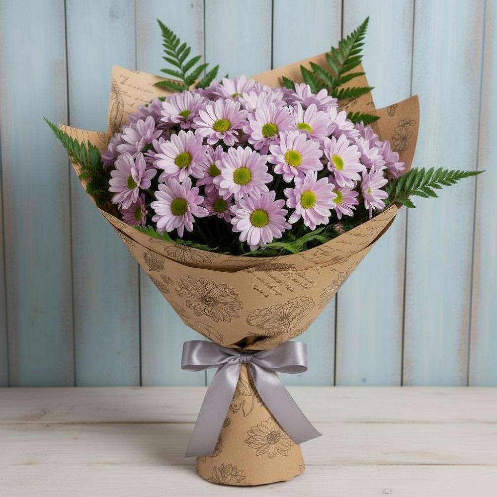 Букет цветов из: Хризантемы в Савинский