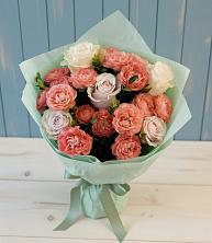 Букет цветов из:  Розы в Савинский