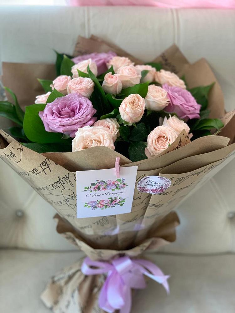 Букет цветов из: Розы в Савинский