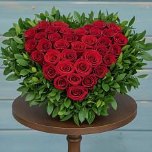 Цветочная композиция из Розы в виде сердца #REPLACE_PRED# Савинский