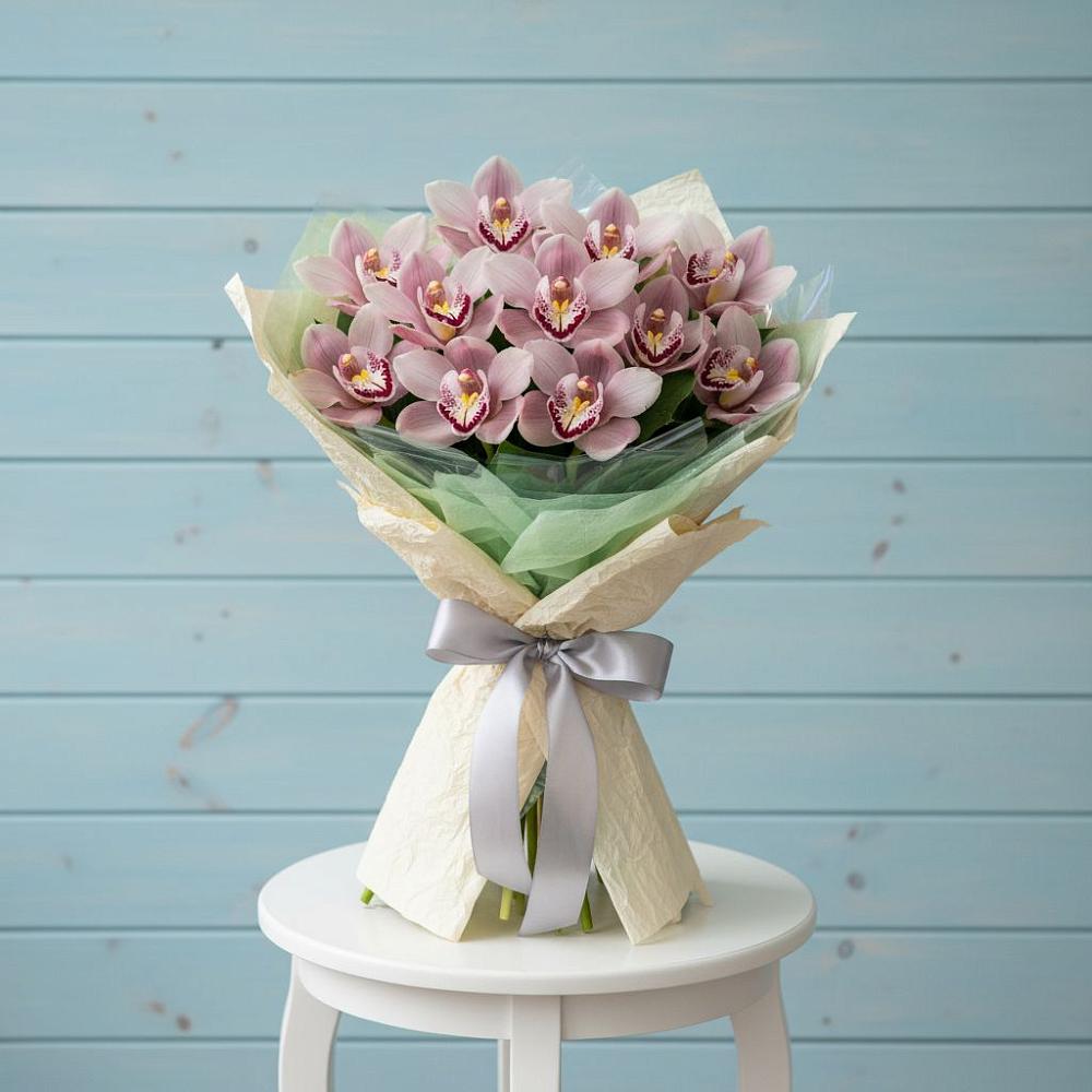 Букет цветов из: Орхидеи и Розы в Савинский