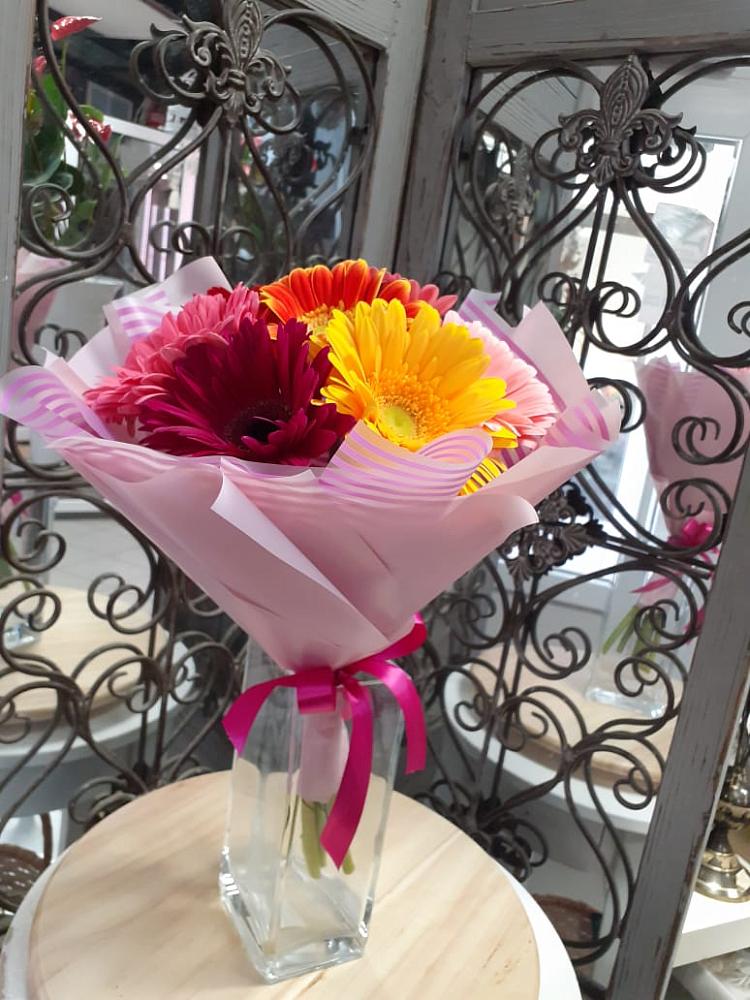 Букет цветов из: Герберы в Савинский