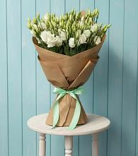 Букет цветов из:  Лизиантусы в Савинский