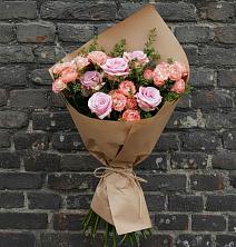 Букет цветов из:  Розы в Савинский