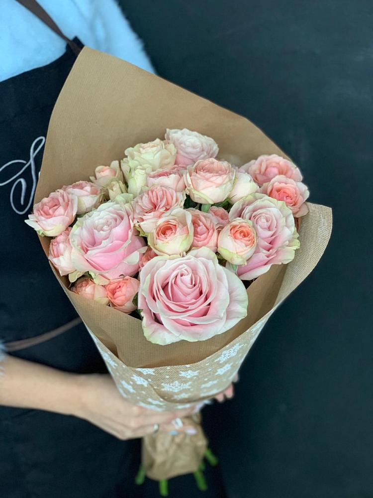 Букет цветов из: Хризантемы и Розы в Савинский