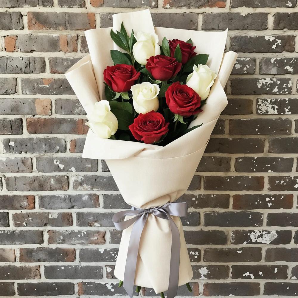 Букет цветов из: Розы в Савинский