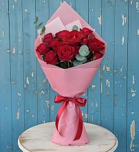 Букет цветов из:  Розы в Савинский