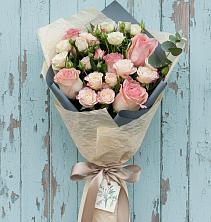 Букет цветов из:  Розы в Савинский