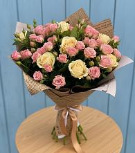 Букет цветов из:  Розы в Савинский