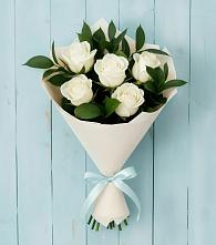 Букет цветов из:  Розы в Савинский