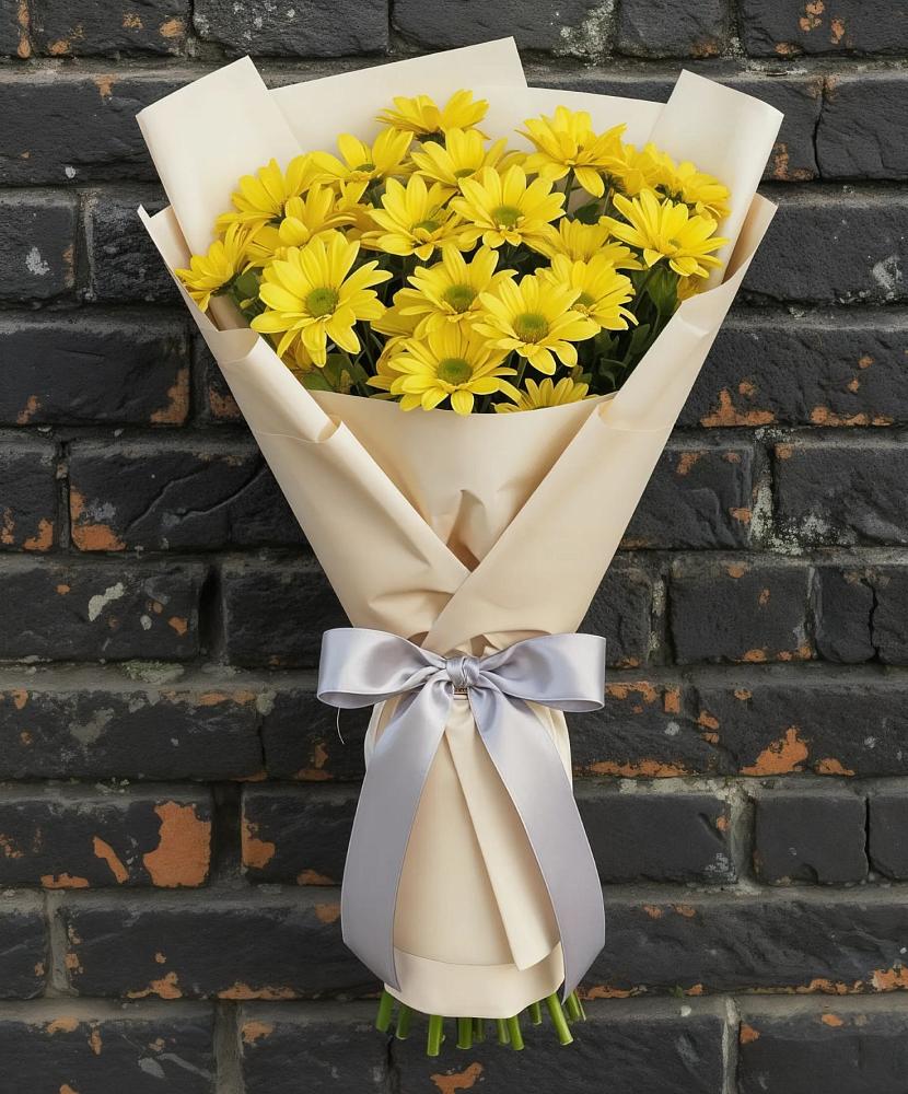 Букет цветов из: Хризантемы в Савинский