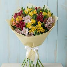 Букет цветов из:  Альстромерии в Савинский