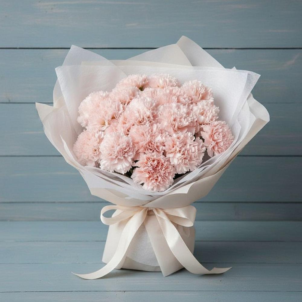 Букет цветов из: Гвоздики в Савинский