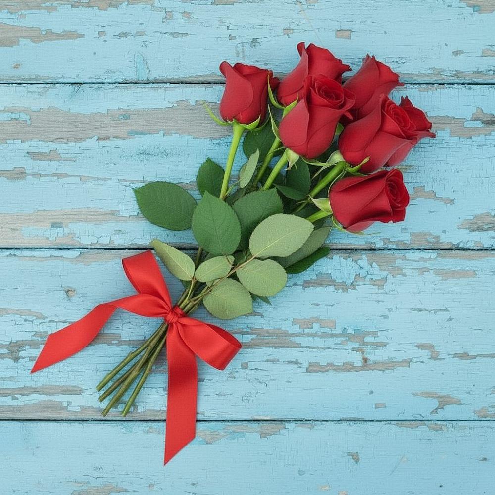 Букет Красные розы в Савинский
