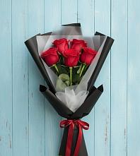 Букет цветов из:  Розы в Савинский