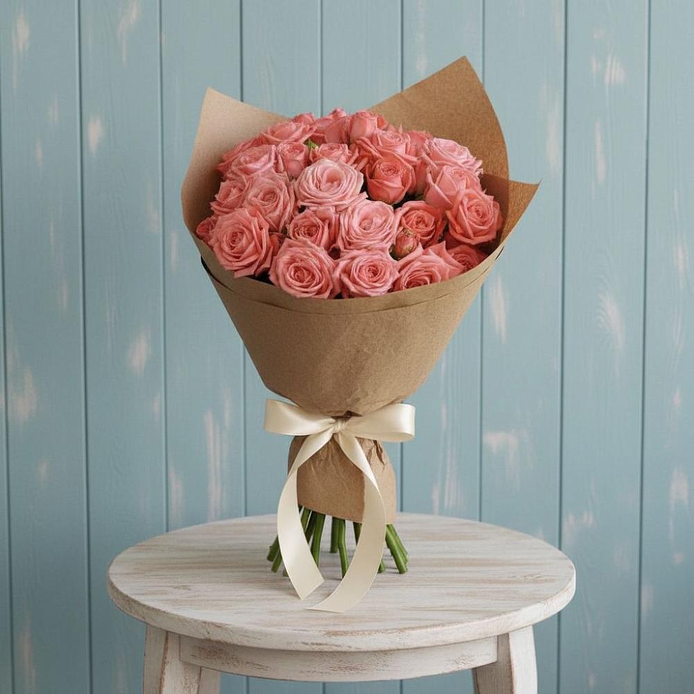 Букет цветов из: Розы в Савинский