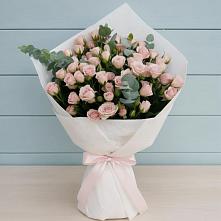 Букет цветов из:  Розы в Савинский