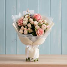 Букет цветов из:  Розы в Савинский