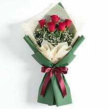 Букет цветов из:  Розы в Савинский