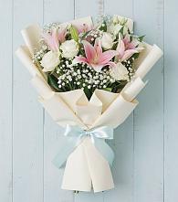 Букет цветов из:  Лилии в Савинский