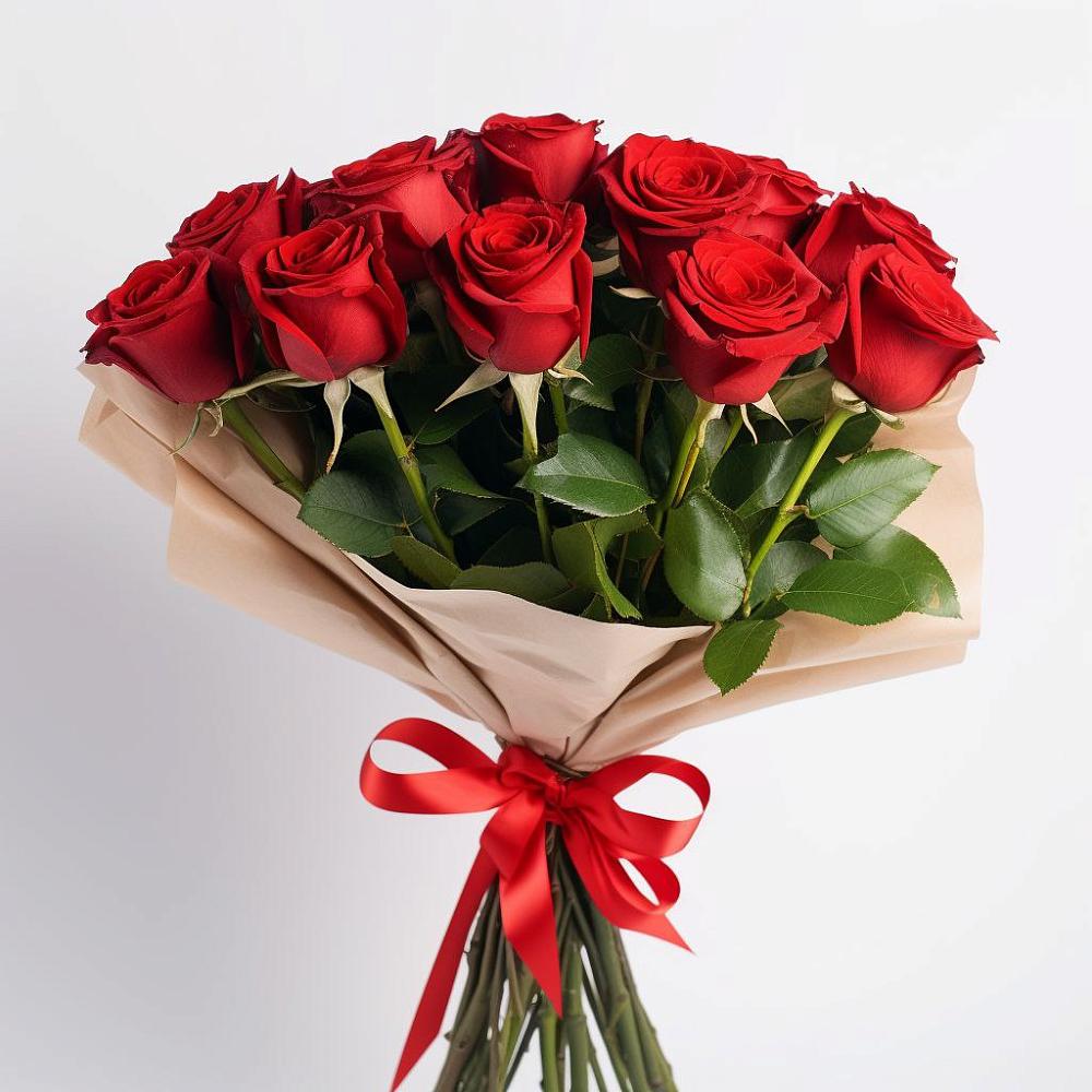 Букет 11 Красных роз Эдлесс Лав в Савинский