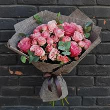 Букет цветов из:  Розы в Савинский